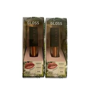 2 Lique Lip Gloss High Roller Vitamin E Jojoba Oil Shine Created by Women